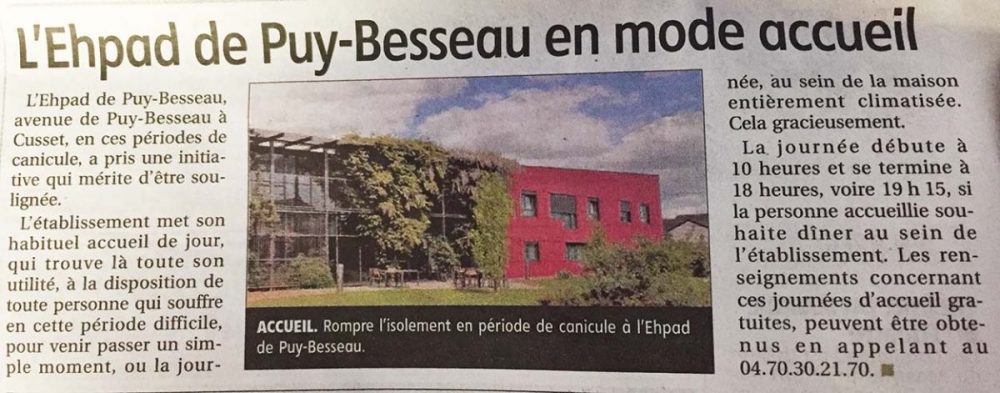 ehpad puy besseau article